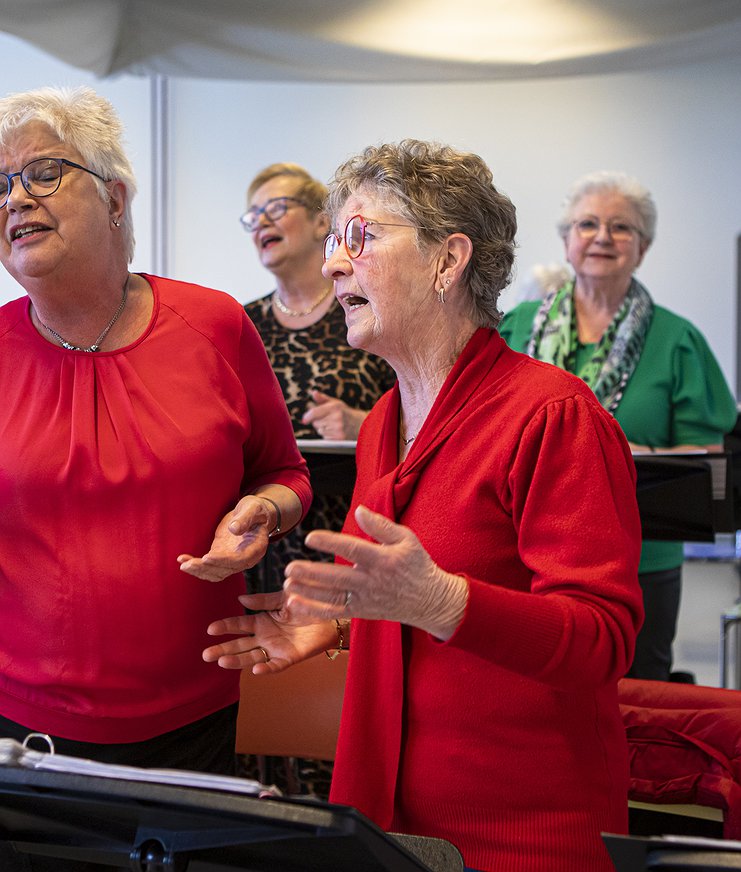 Bijbehorende foto voor activiteit Koor Sanvoices